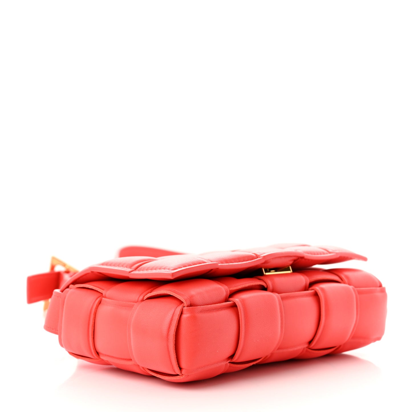 Nappa Maxi Intreccio Padded Cassette Crossbody Bag Sunburst
