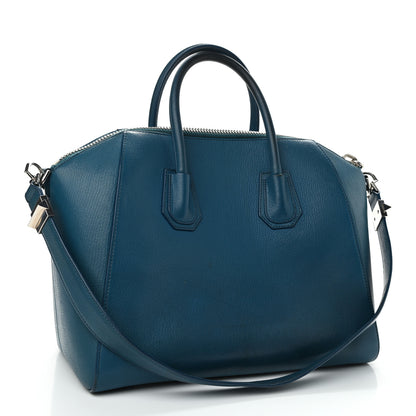 Givenchy Sugar Goatskin Medium Antigona Petrol Blue 2 of 14
