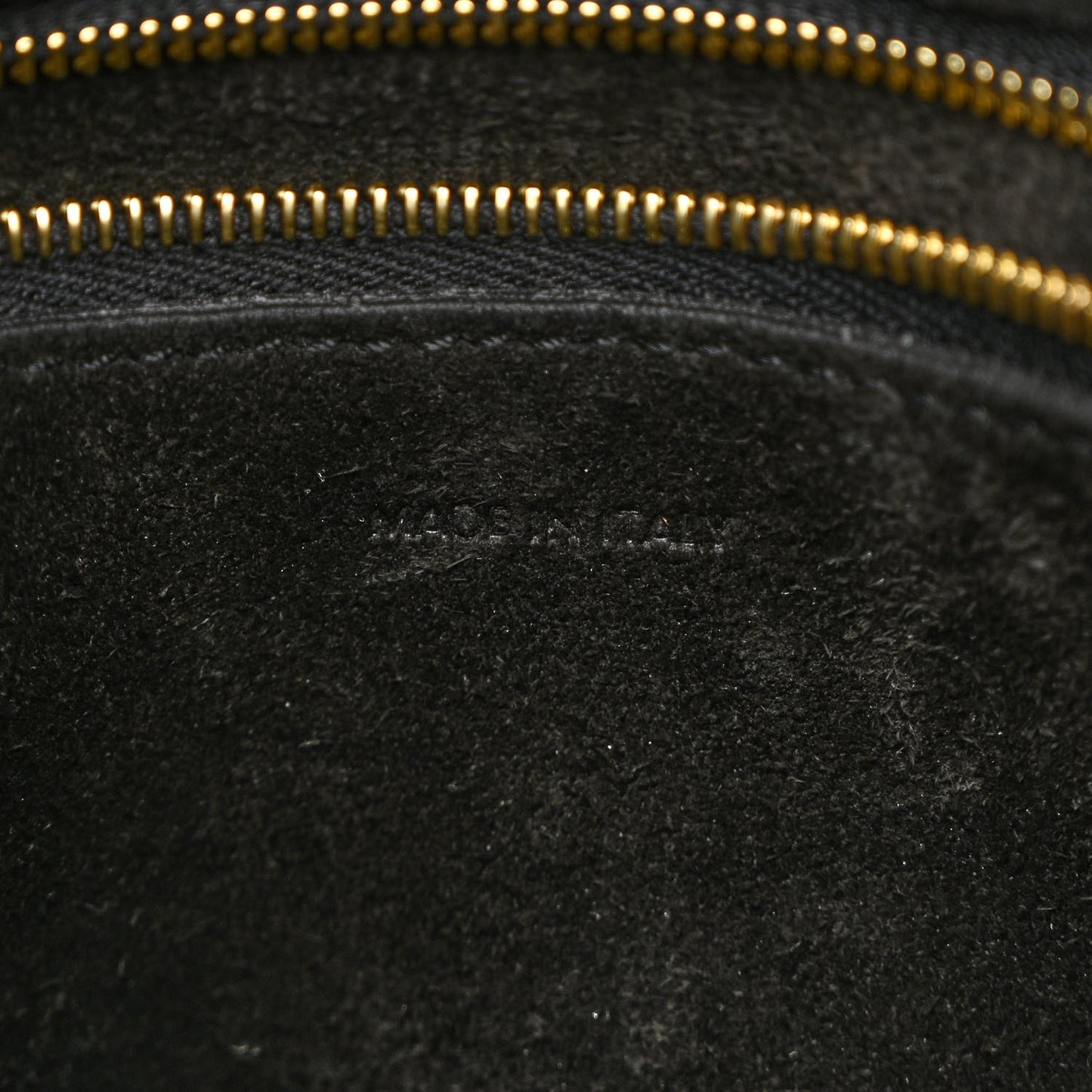 Soft Grained Calfskin Small Sangle Bucket Bag Black
