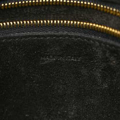 Celine Soft Grained Calfskin Small Sangle Bucket Bag Black 6 of 9