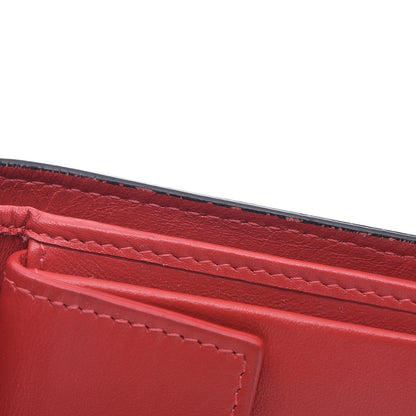 Christian Louboutin Calfskin Spiked Bi-Fold Wallet Black 14 of 17