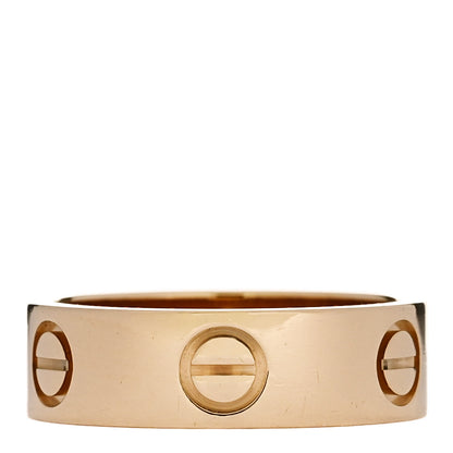 Cartier 18K Yellow Gold 5.5mm LOVE Ring 51 5.75 1 of 5