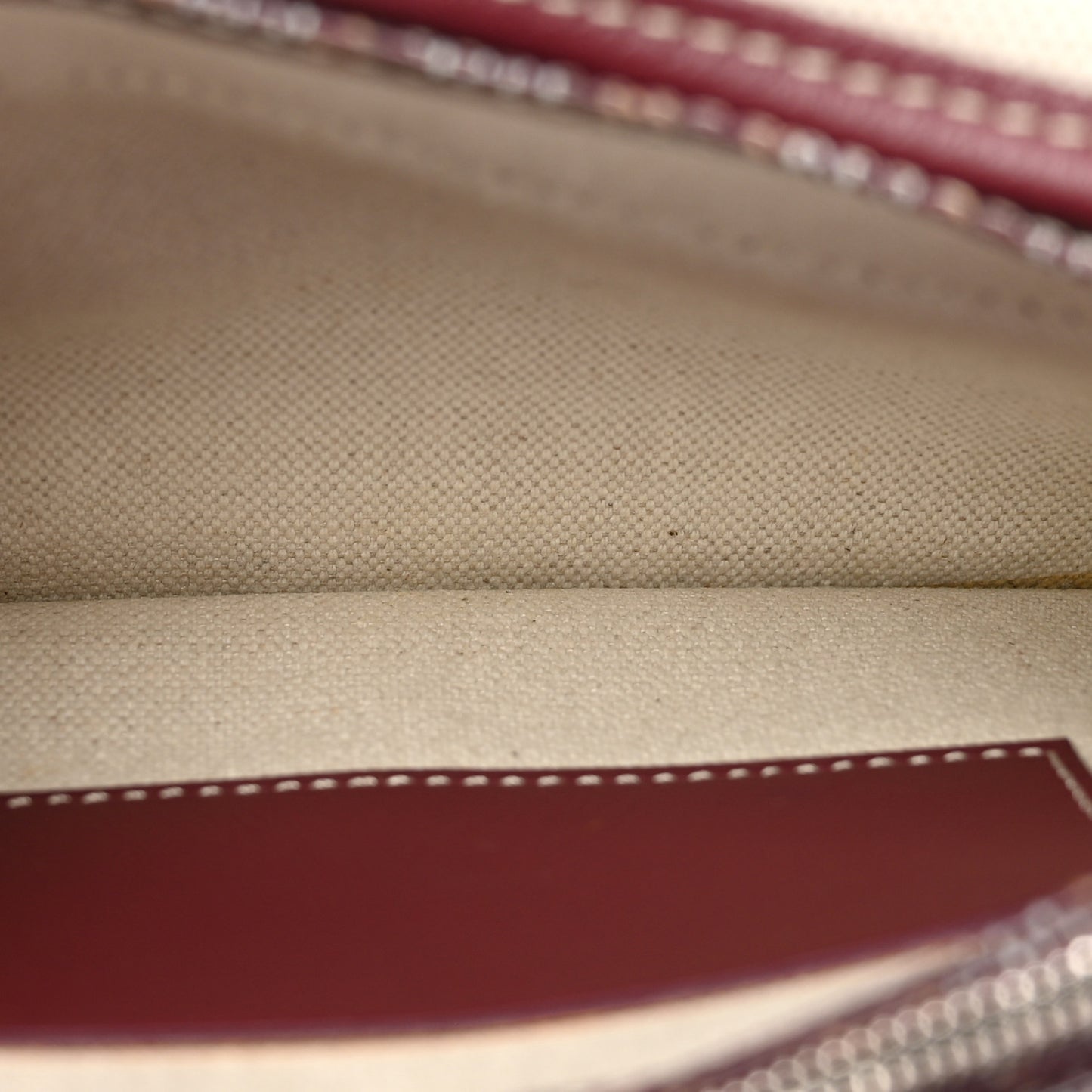 Goyardine Plumet Wallet Clutch Burgundy
