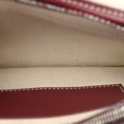 Goyard Goyardine Plumet Wallet Clutch Burgundy 7 of 11
