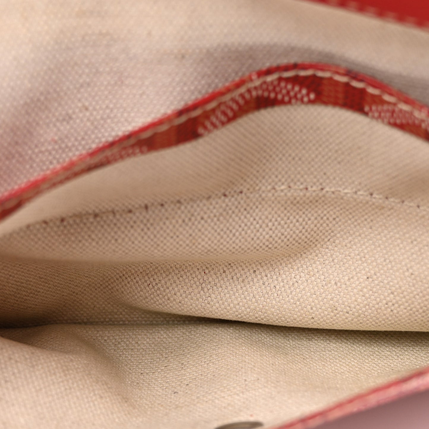 Goyardine Pouch Red