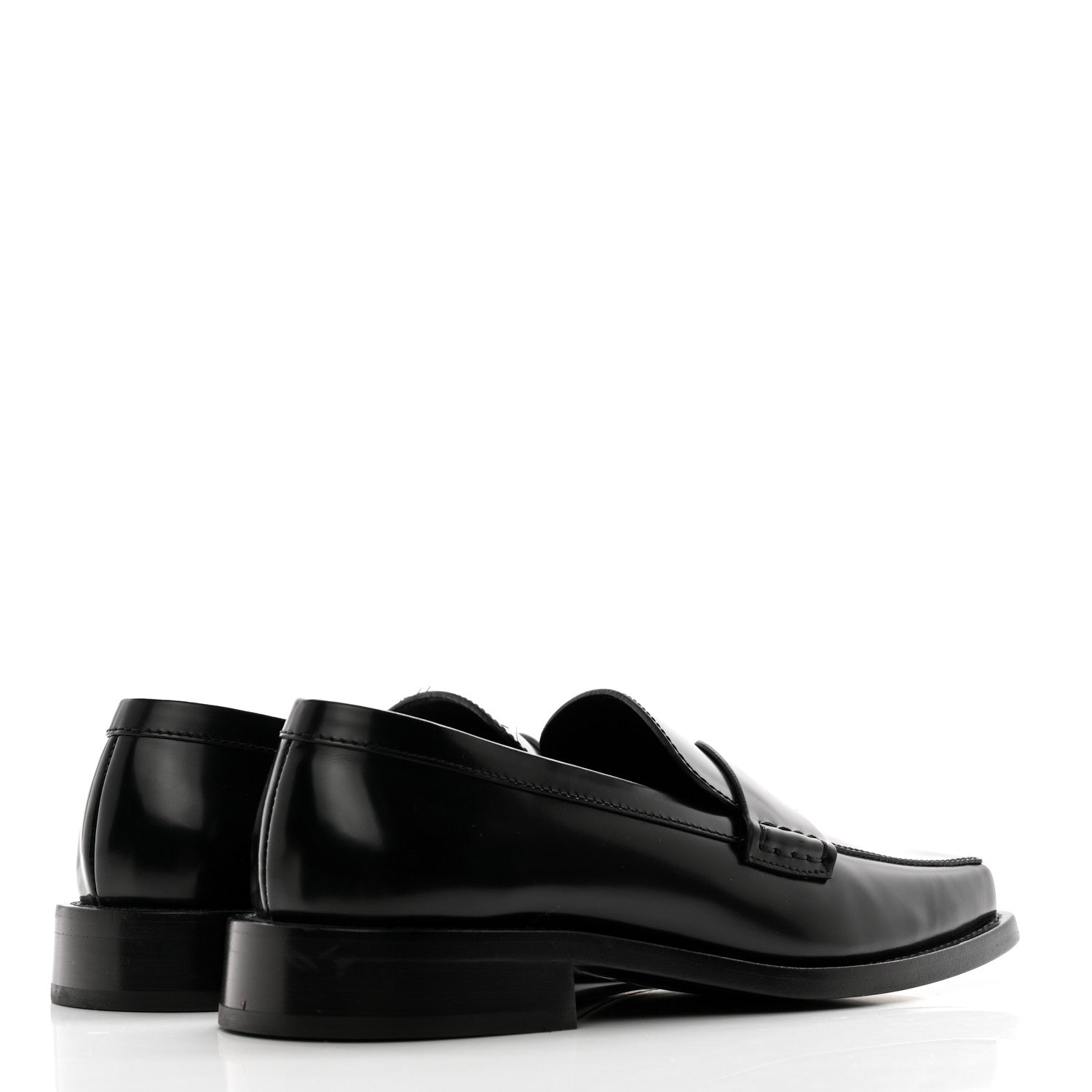 Louis Vuitton Glazed Calfskin Connelly Flat Loafer 37 Black 4 of 11