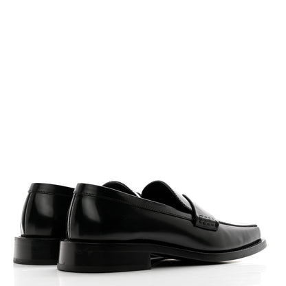 Louis Vuitton Glazed Calfskin Connelly Flat Loafer 37 Black 4 of 11