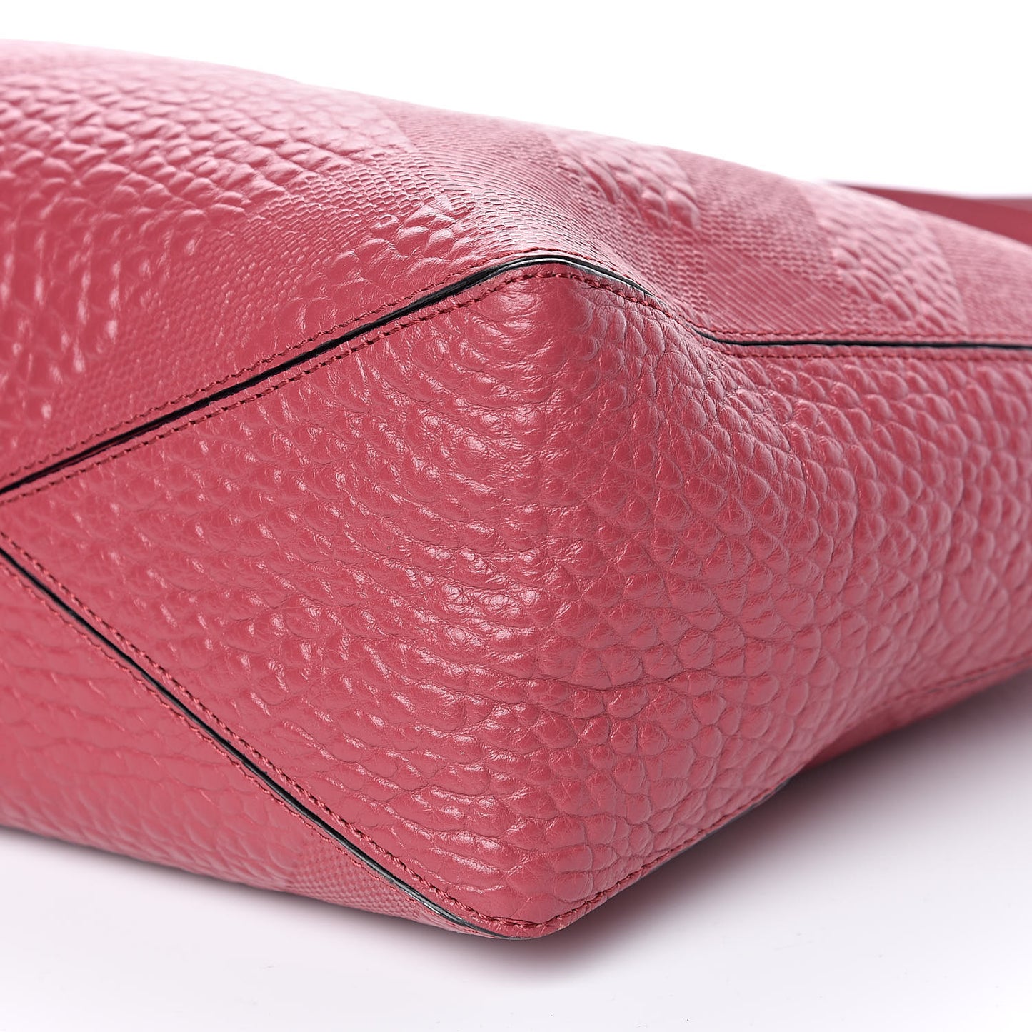Heritage Grain Check Embossed Medium Dewsbury Tote Peony Rose
