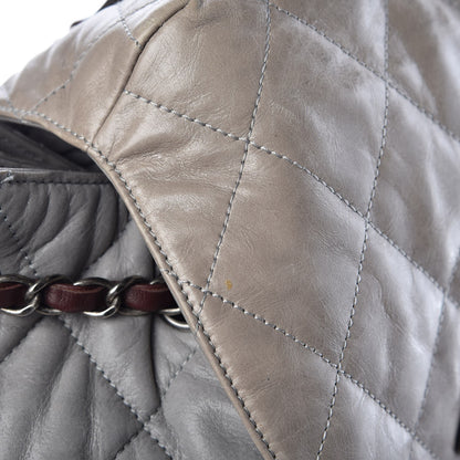 Chanel Iridescent Calfskin Quilted In The Mix Backpack Grey 12 of 14