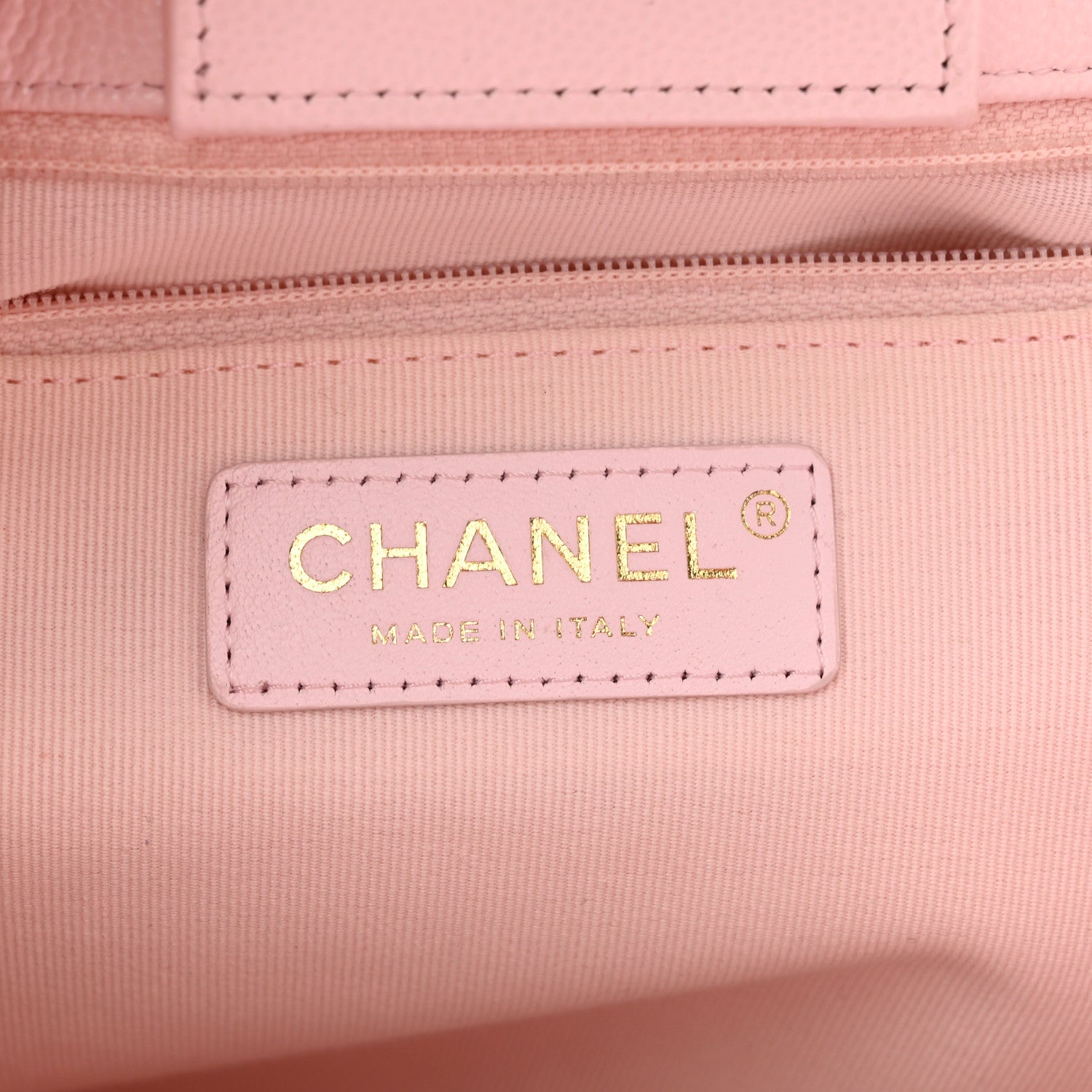 Chanel Caviar Quilted Large Classic Shopping Tote Light Pink 6 of 11