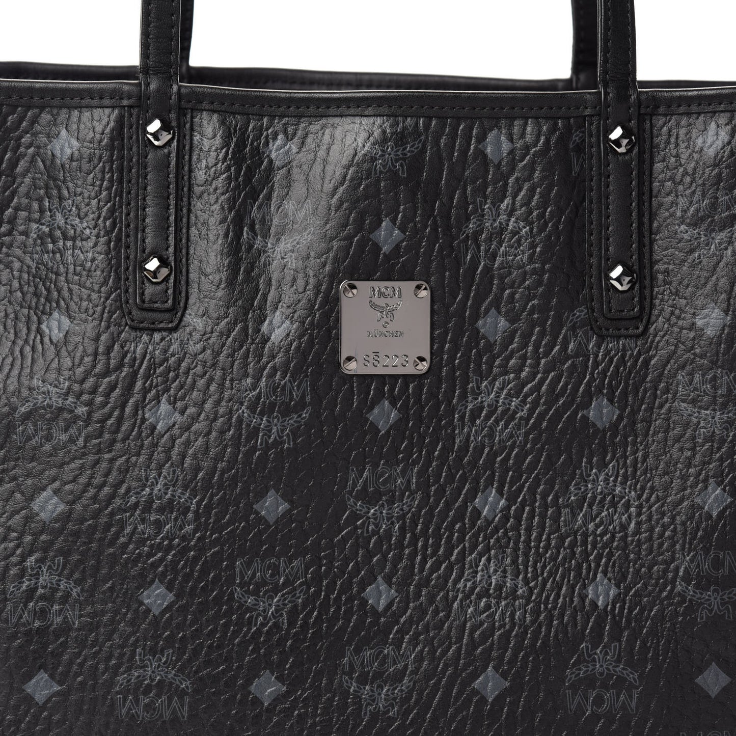 Metallic Galaxy Visetos Medium Project Reversible Shopper Tote Black Multicolor