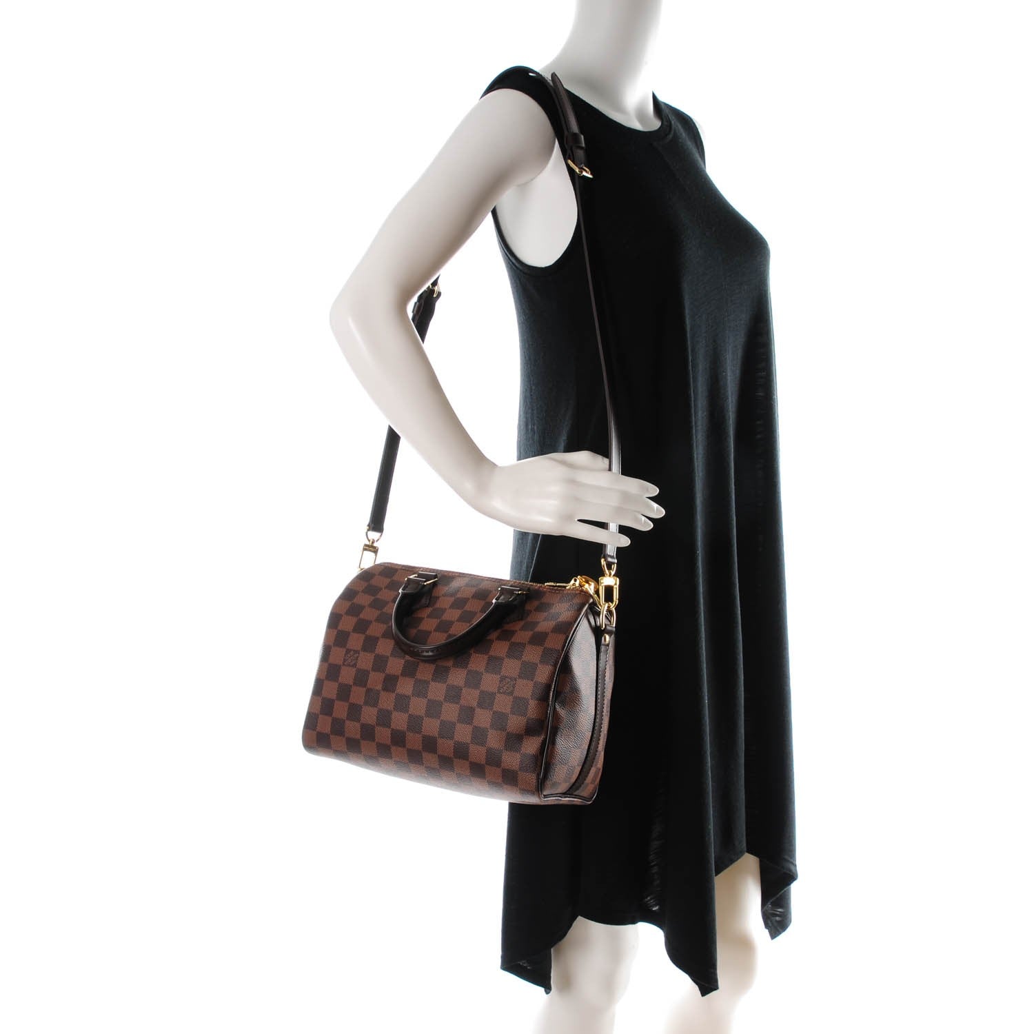 Louis Vuitton Damier Ebene Speedy Bandouliere 25 2 of 8