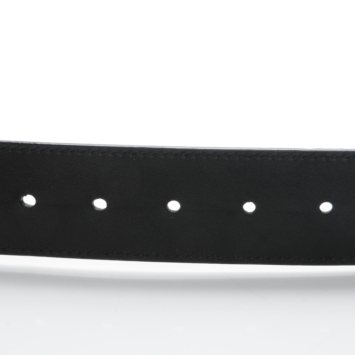 Calfskin 40mm LV Initiales Reversible Belt 85 34 Dark Brown Black
