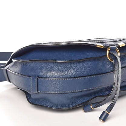 Chloe Calfskin Medium Marcie Round Crossbody Bag Royal Navy 5 of 10