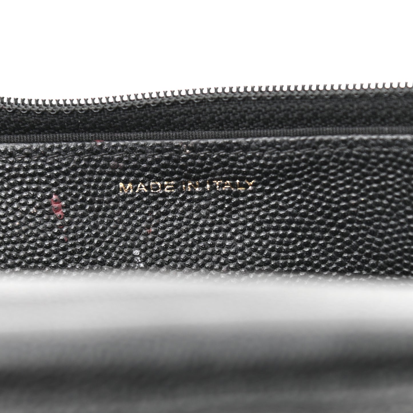 Caviar Quilted Boy Wallet On Chain WOC Black