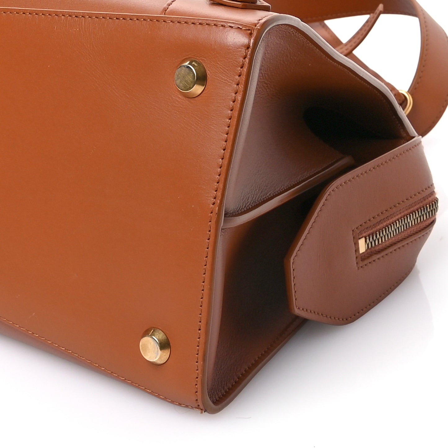 Smooth Calfskin Neo Classic Gold Hardware City Camel