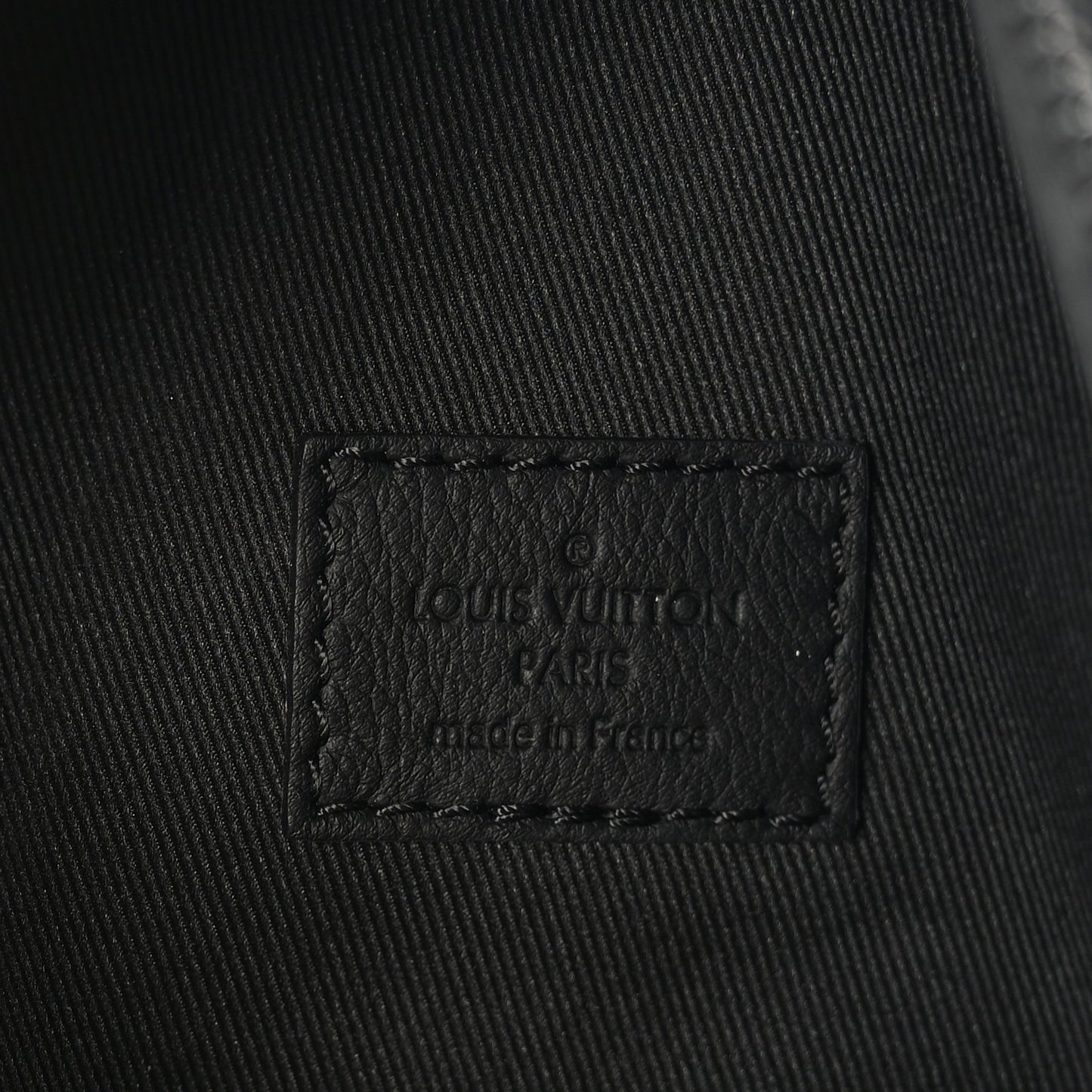 Calfskin Shadow Monogram Duo Slingbag Black