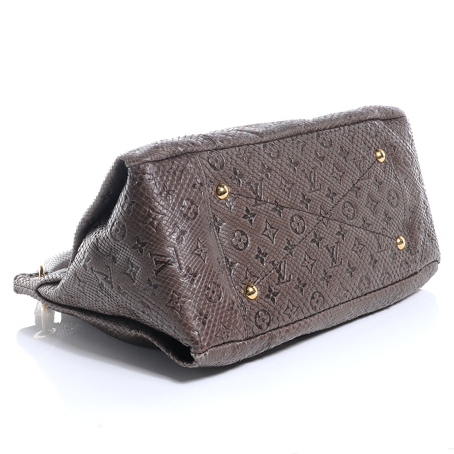 Louis Vuitton Python Embossed Monogram Artsy MM Gris 4 of 7