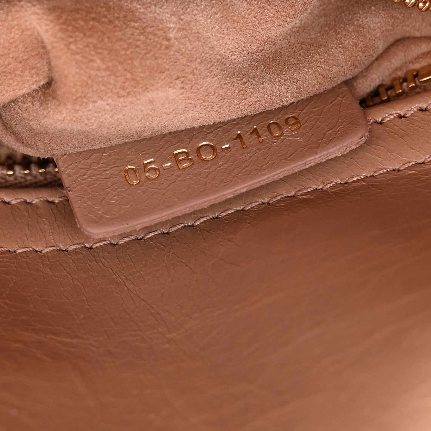 Lambskin Gathered Mini Lady Dior Fard