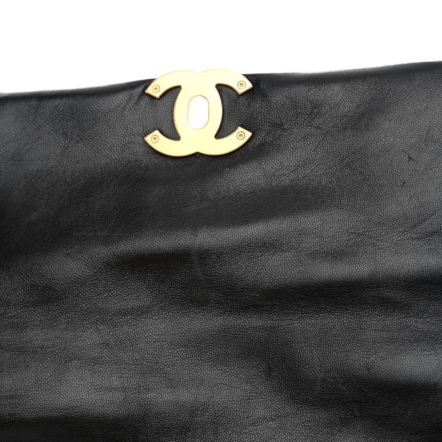 Goatskin Quilted Medium Chanel 19 Flap Black