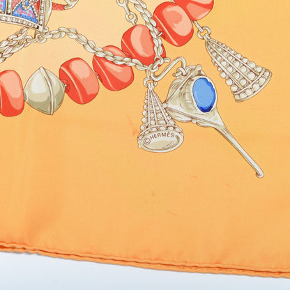 Hermes Silk Terres Precieuses Scarf 90 6 of 7