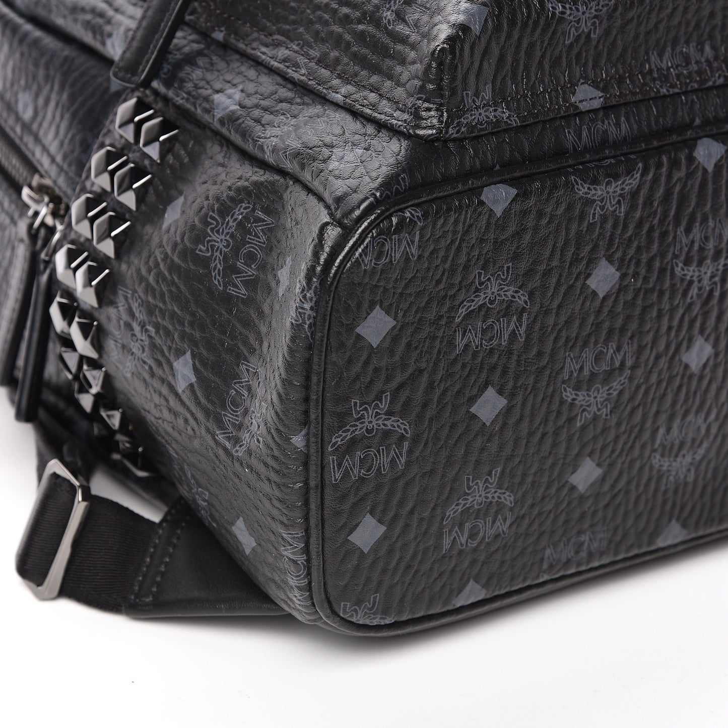 Visetos Small Side Stud Stark Backpack Black