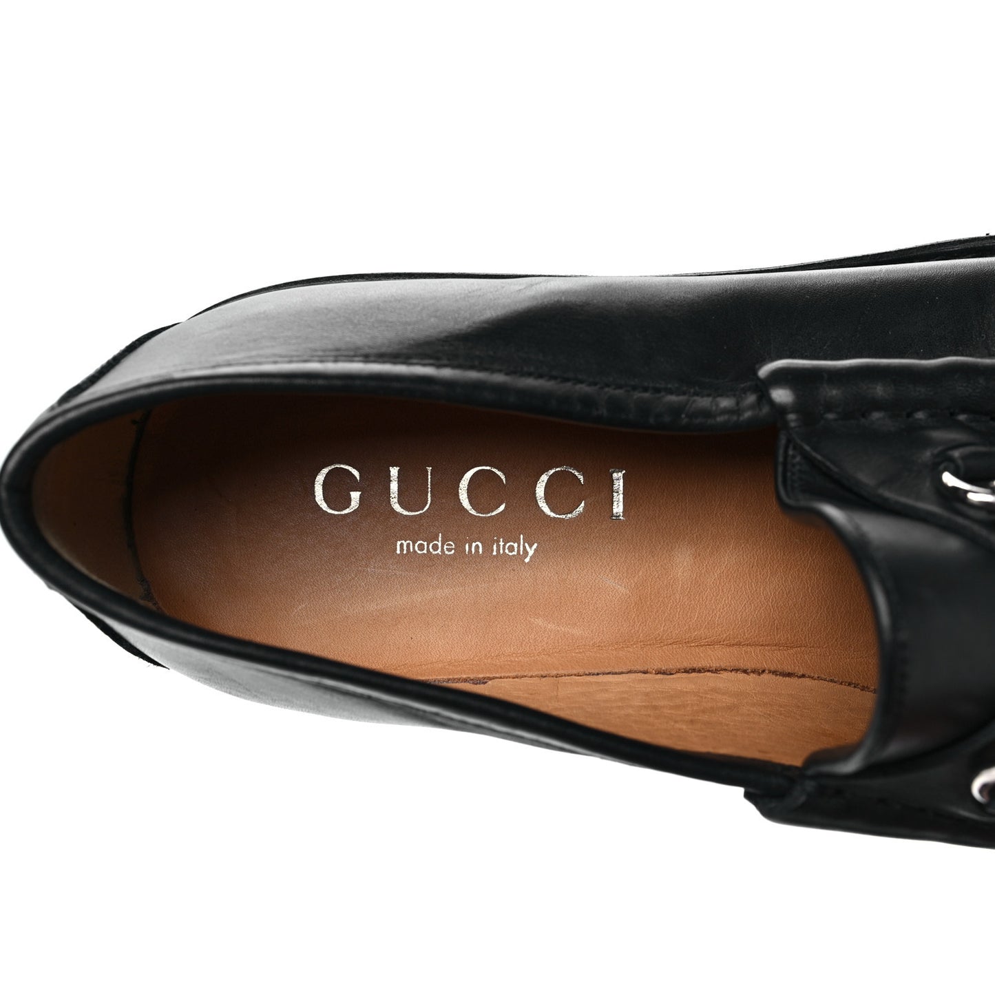 Laredo Calfskin Mens Horsebit Loafers 8.5 Black