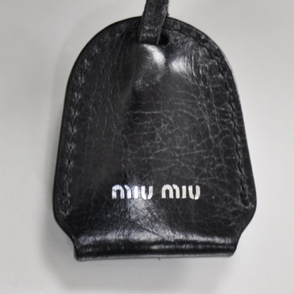 Miu Miu Leather Matelasse Coffer Tote Black 10 of 11