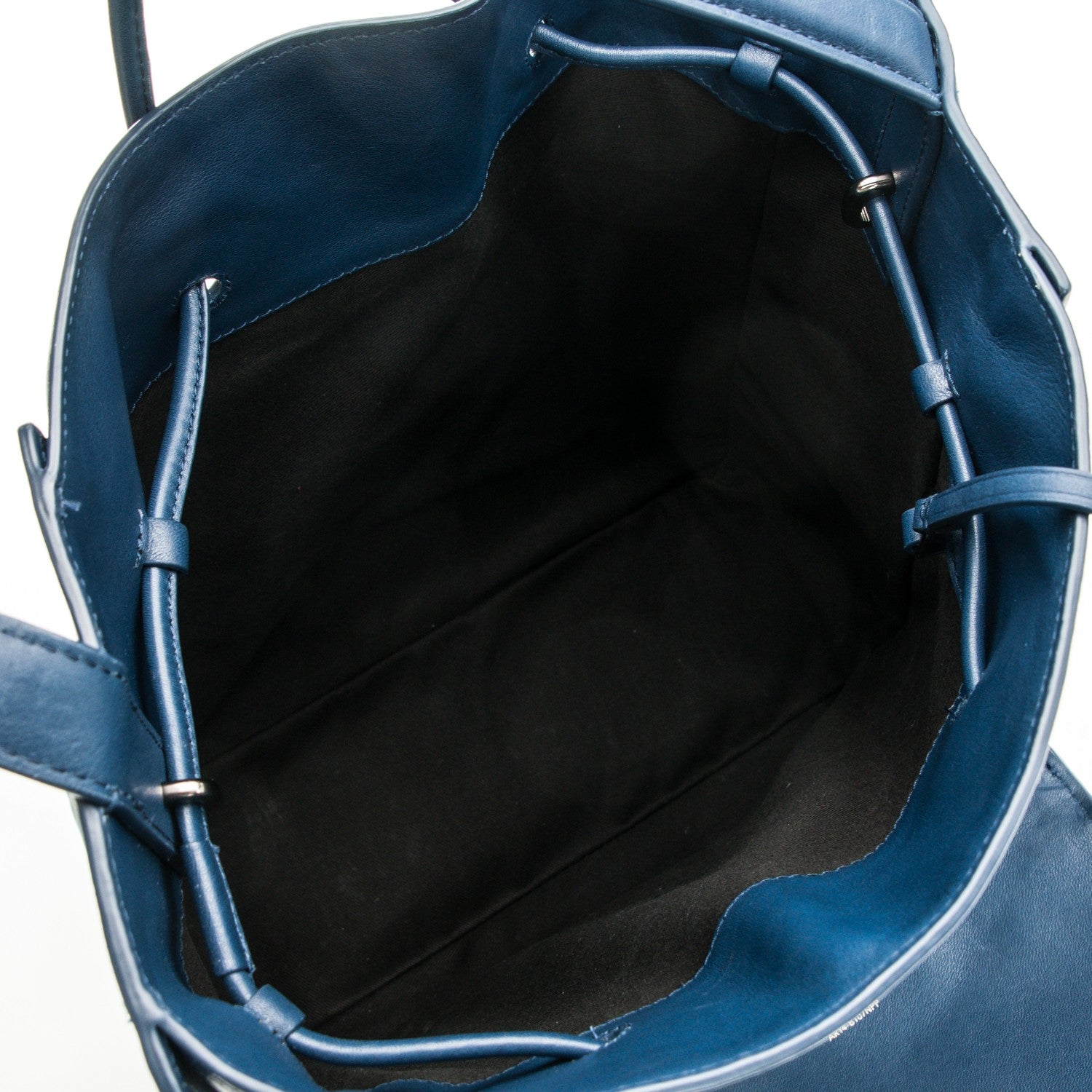 3.1 Phillip Lim 3.1 Smooth Calfskin Large Soleil Bucket Bag Midnight Blue 6 of 8