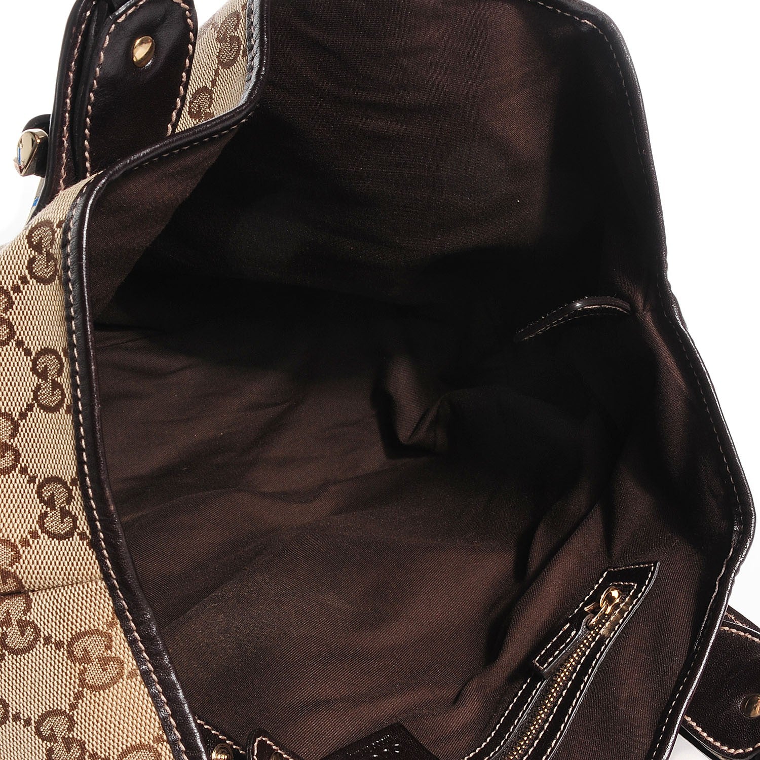 Gucci Monogram Small Pelham Tote Dark Brown 5 of 7