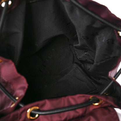 Burberry Nylon Medium Rucksack Backpack Burgundy Red 5 of 17