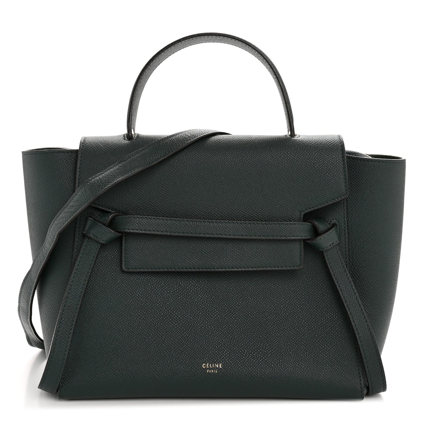 Grained Calfskin Micro Belt Bag Amazone