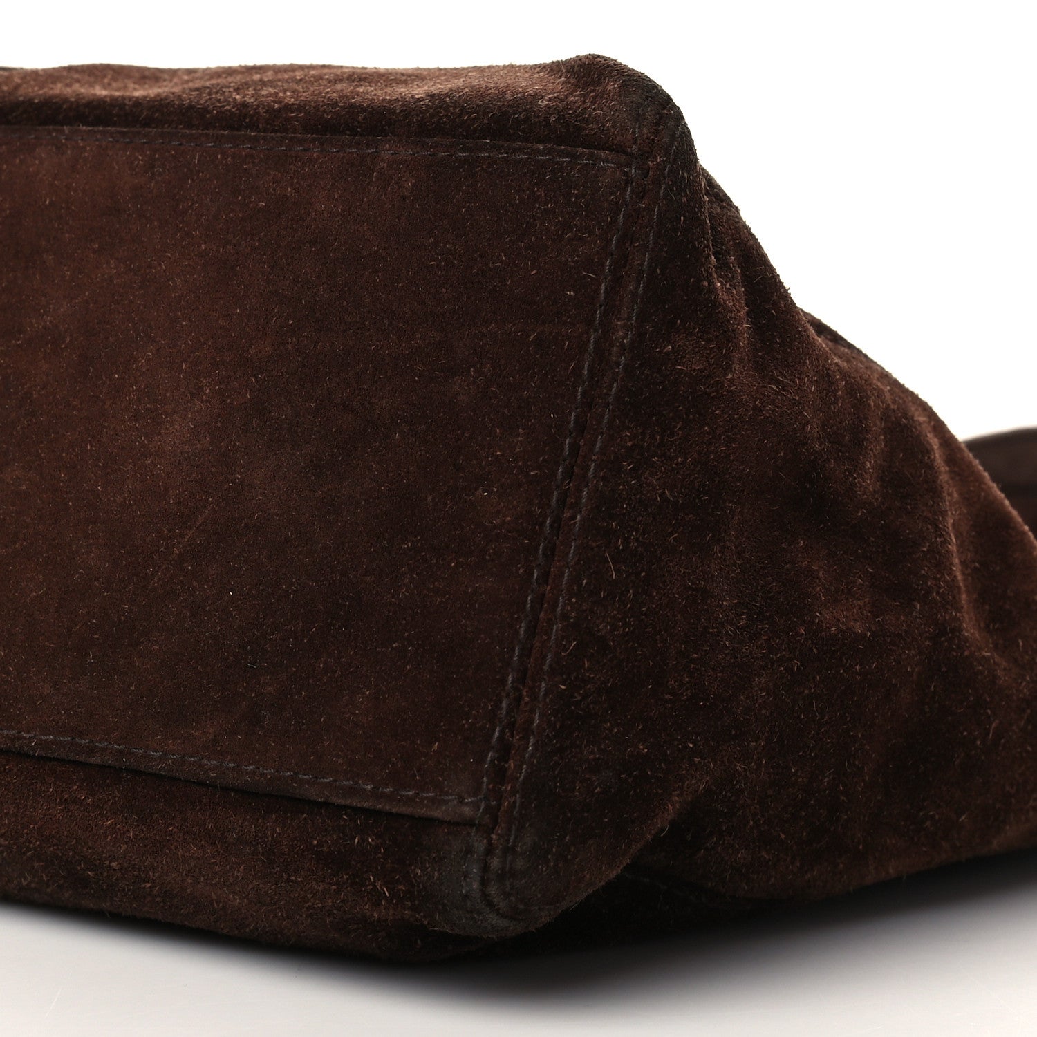 Chanel Suede CC Shoulder Bag Brown 9 of 9