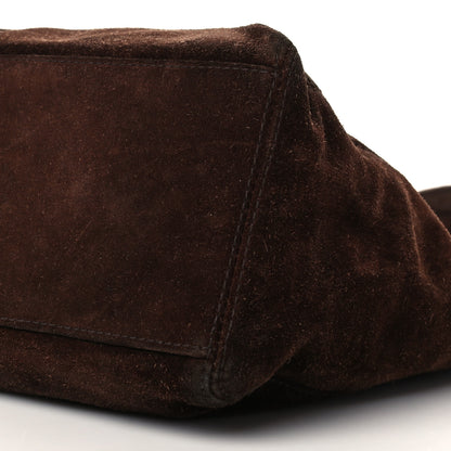 Chanel Suede CC Shoulder Bag Brown 9 of 9