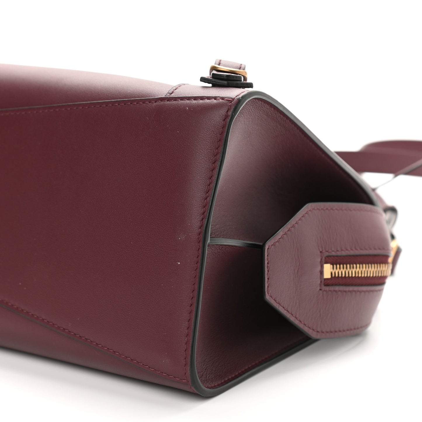 Smooth Calfskin Brass Hardware Neo Classic S City Burgundy