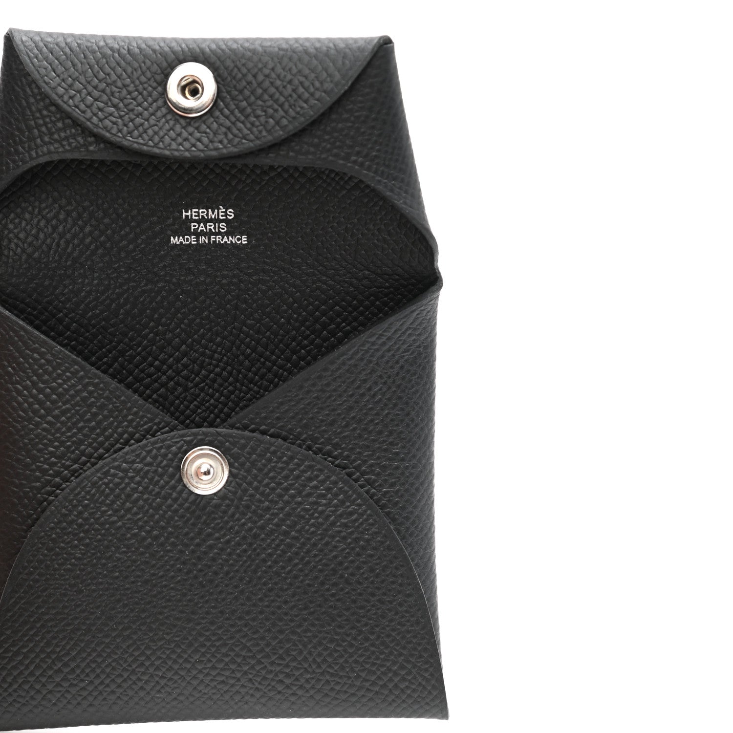 Hermes Epsom Bastia Coin Purse Black 5 of 7