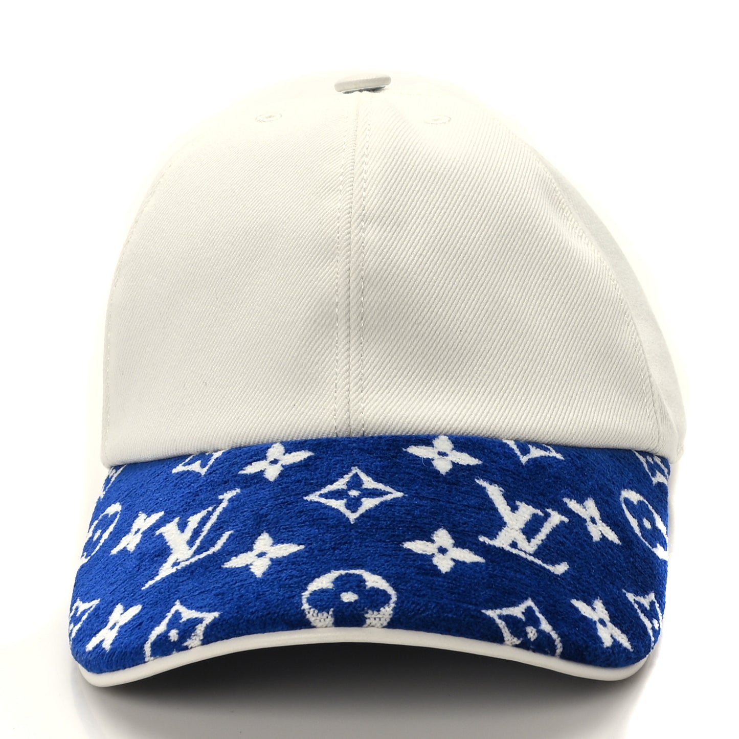 Cotton Monogram Jacquard LV Match Cap Blue