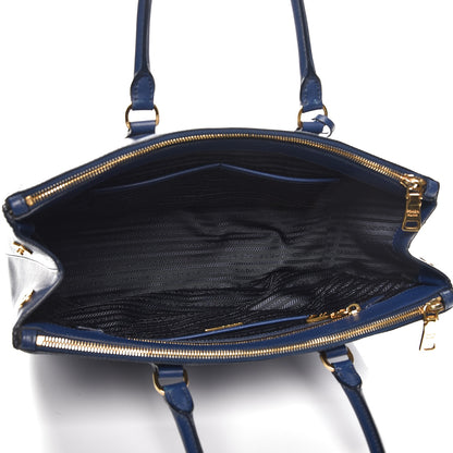 Prada Saffiano Large Galleria Double Zip Tote Bluette 5 of 15