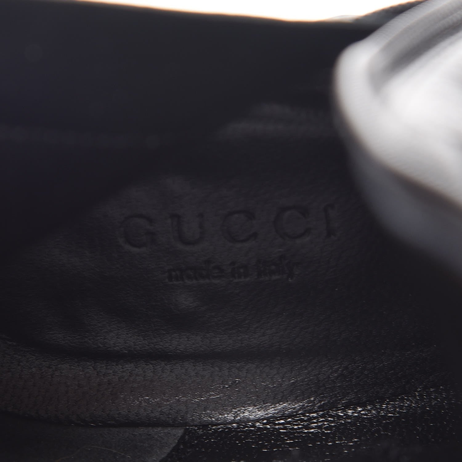 Gucci Calfskin D Ring Knee High Boots 7.5 Black 11 of 12