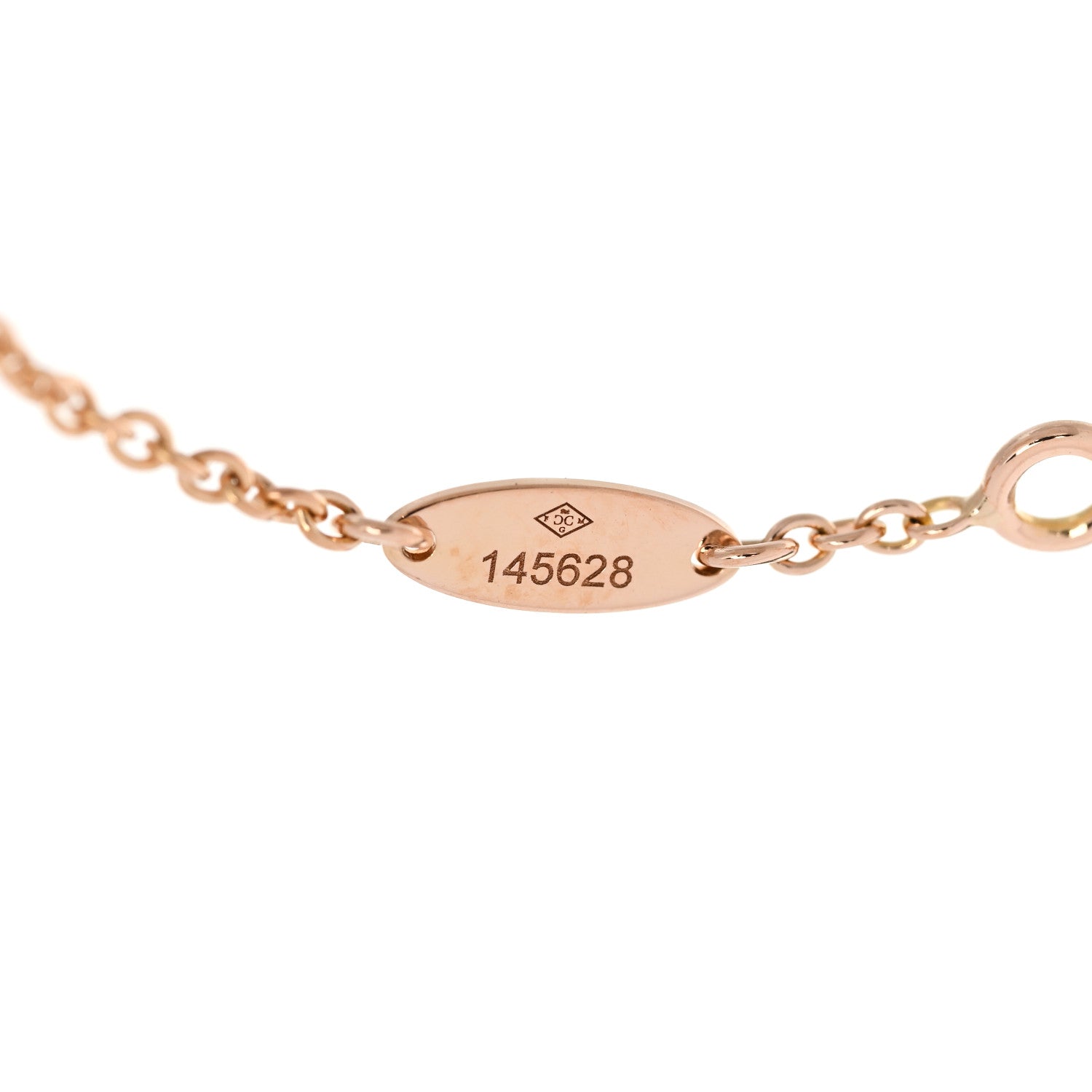 Christian Dior 18K Rose Gold Diamond Black Onyx Rose Des Vents