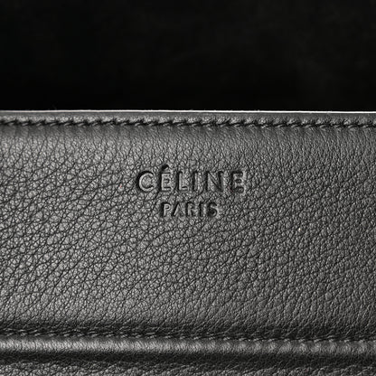 Celine Grained Calfskin Medium Phantom Luggage Black 6 of 11