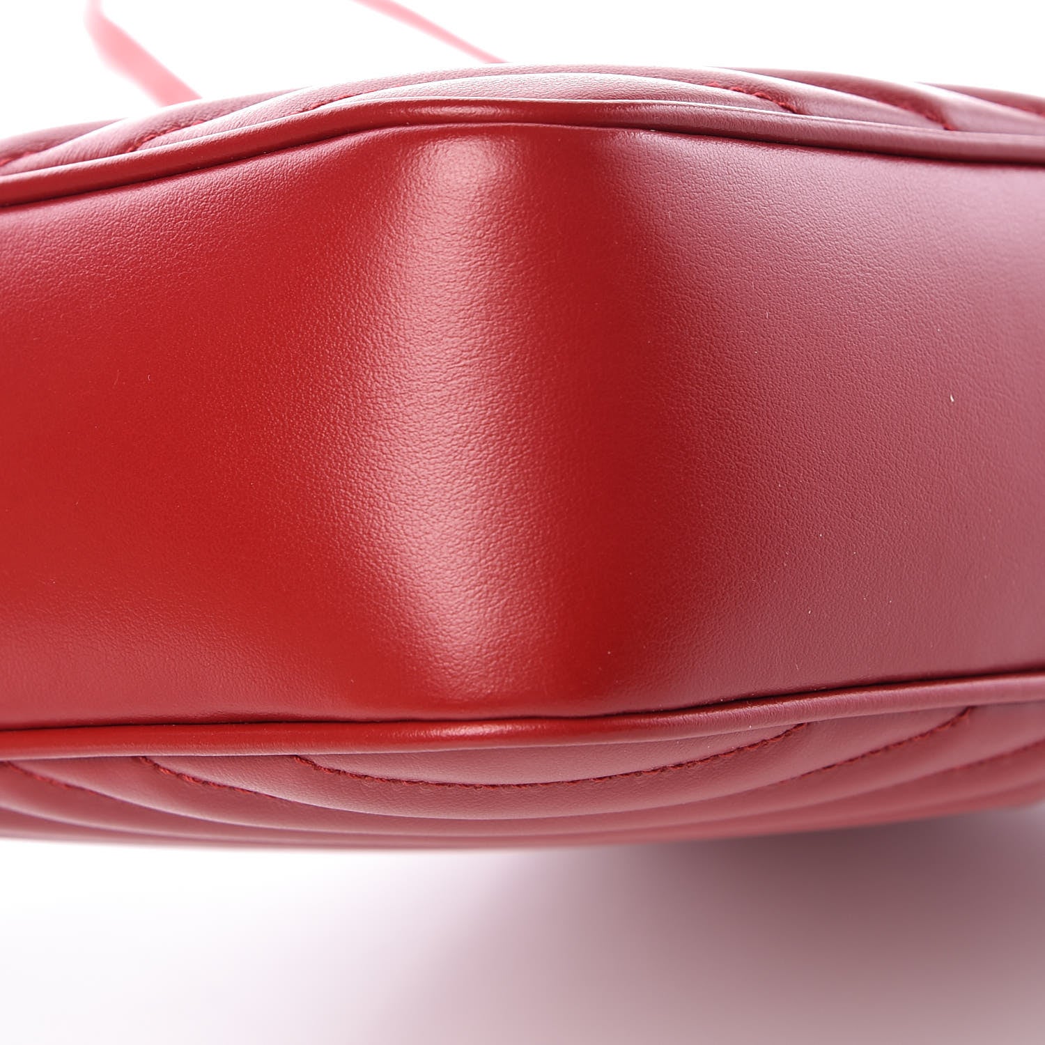 Saint Laurent Calfskin Matelasse Monogram Lou Camera Bag Red 9 of 10