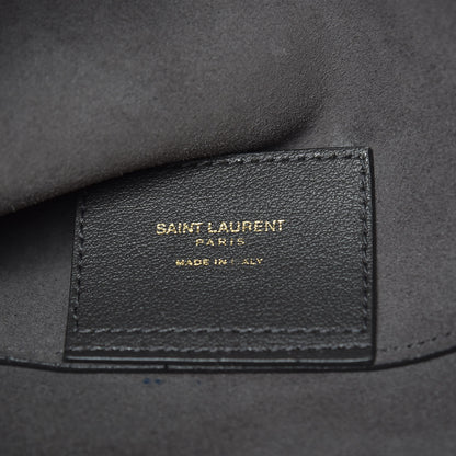 Saint Laurent Calfskin Large Shopping Tote Dark Grey 9 of 12