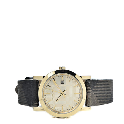 Burberry Stainless Steel Calfskin 28mm The City Quartz Watch Gold BU1875 3 of 11