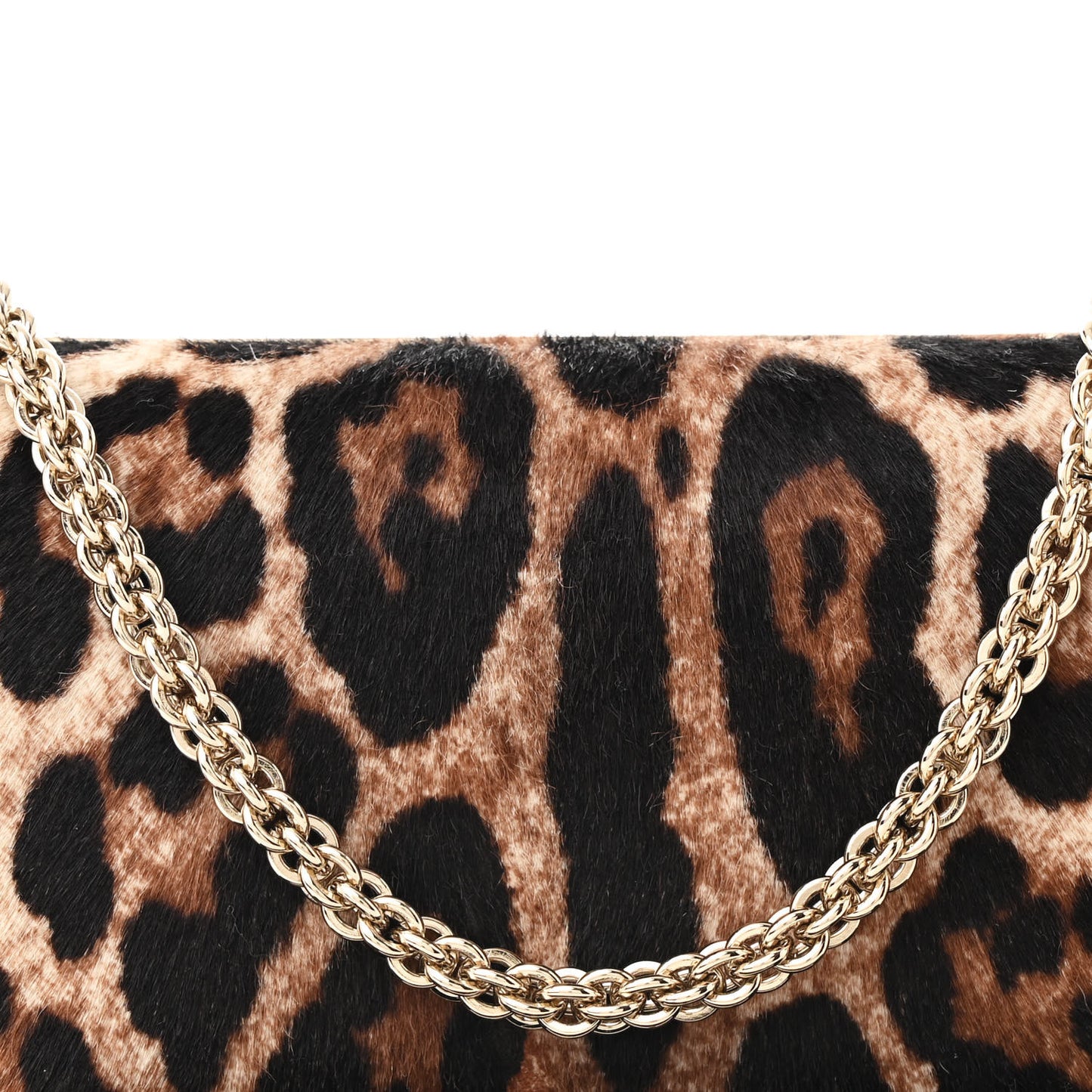 Pony Hair Leopard Print Va Va Voom Shoulder Bag