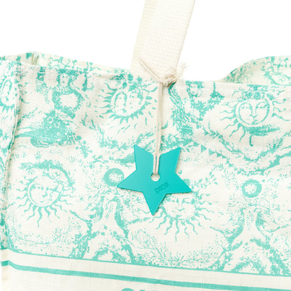 Christian Dior Canvas Dioriviera Toile de Jouy Soleil Tote Aquamarina 5 of 9