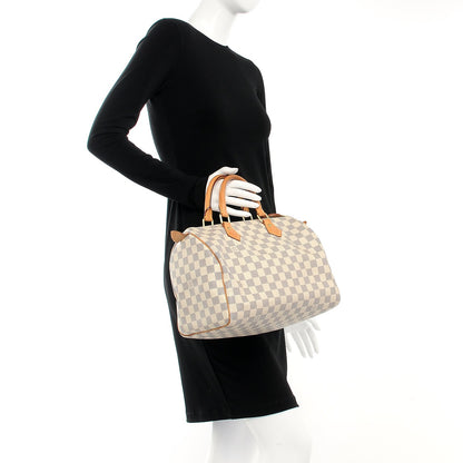 Louis Vuitton Damier Azur Speedy 30 3 of 39