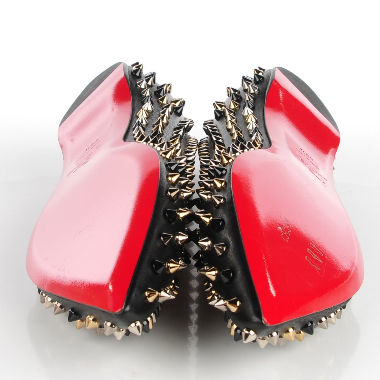 Nappa Pigalle Spikes Flats 40.5 Black