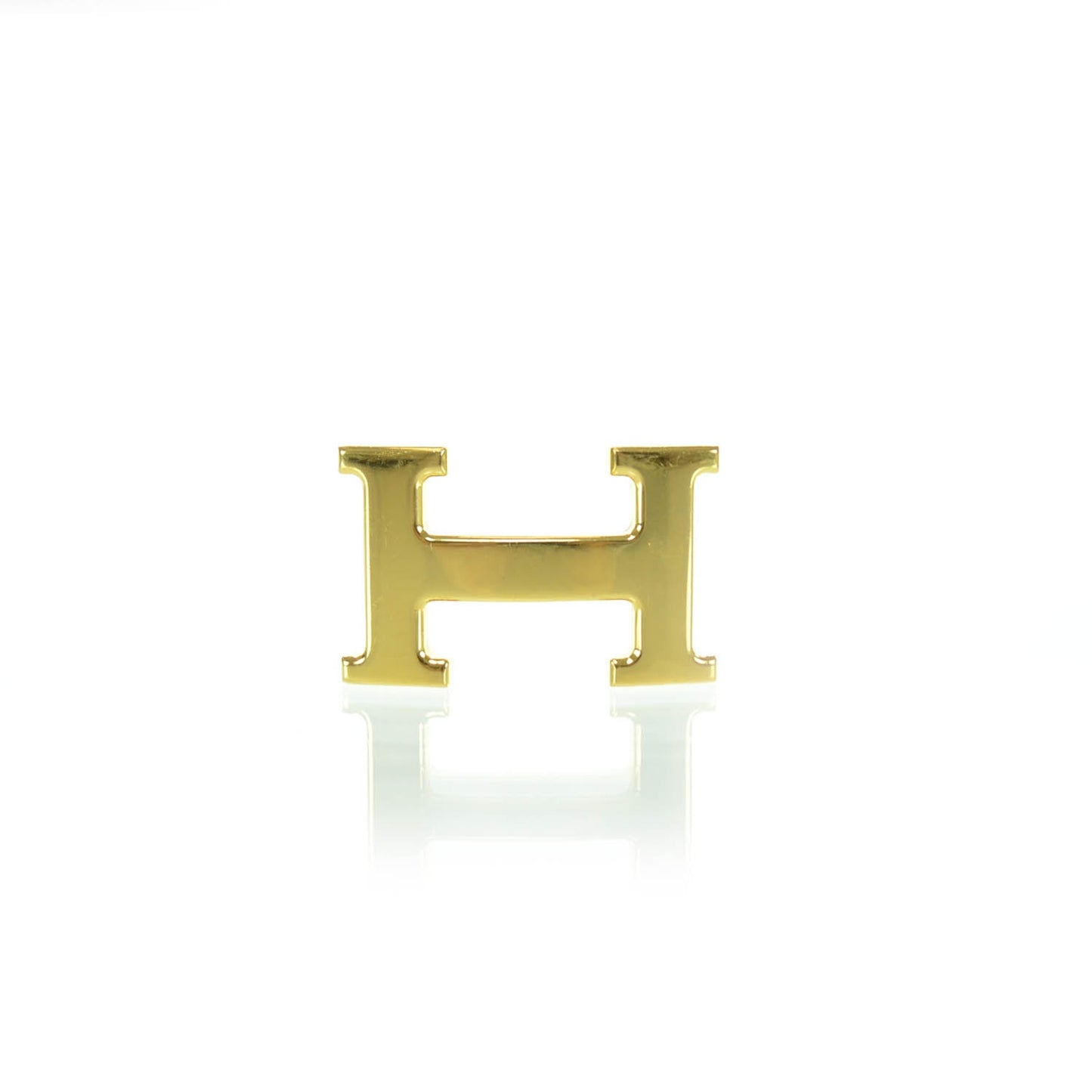 H Belt Buckle Gold