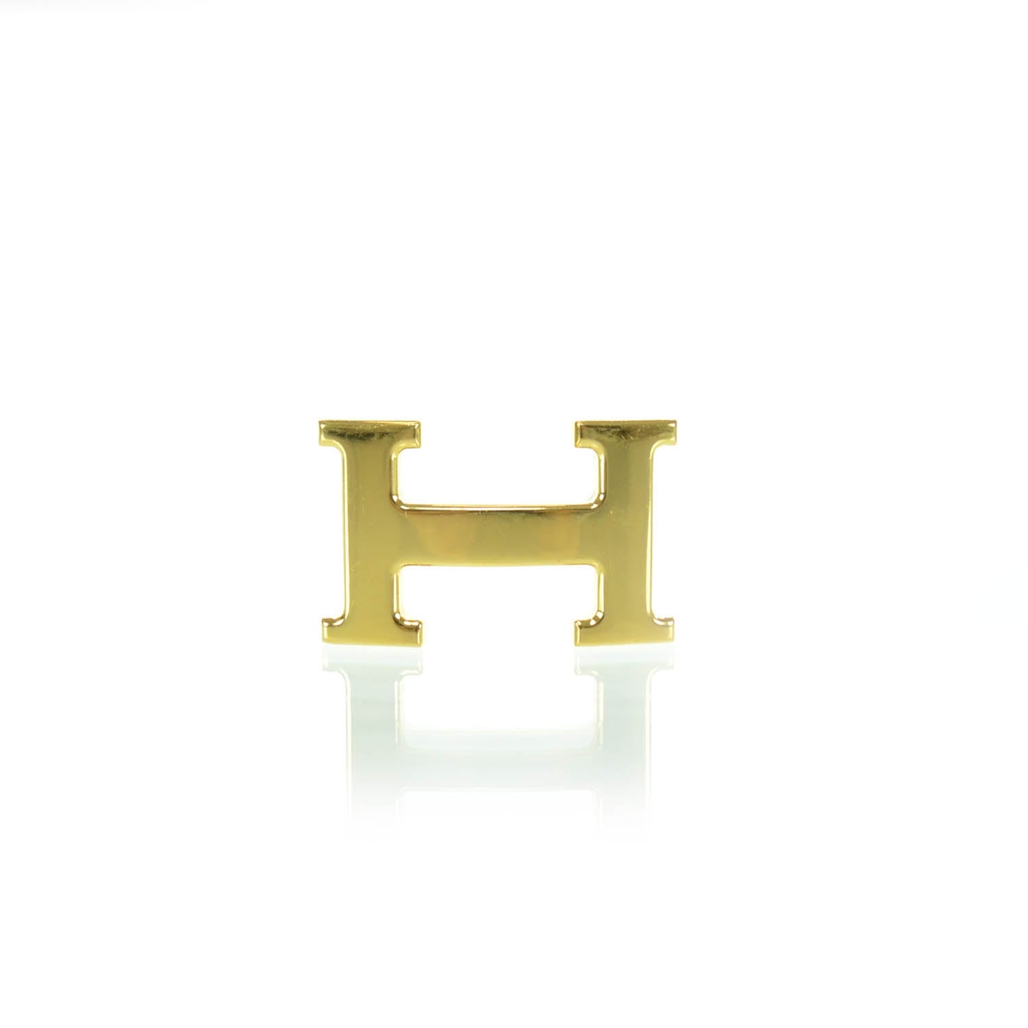 Hermes H Belt Buckle Gold 1 of 7
